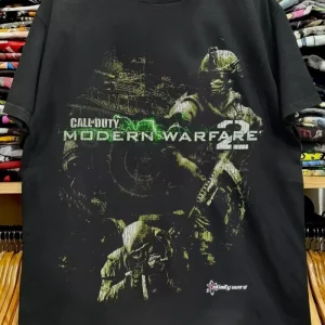 VINTAGE CVLL OF DUTY PROMO BLACK T SHIRT For S 5XL